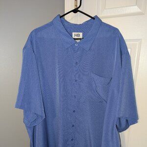 Blue button up